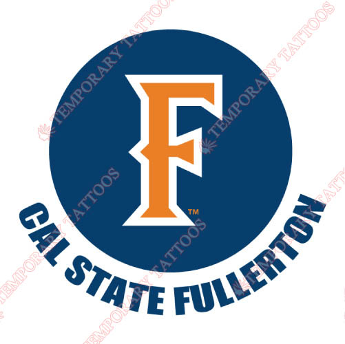 Cal State Fullerton Titans Customize Temporary Tattoos Stickers NO.4067